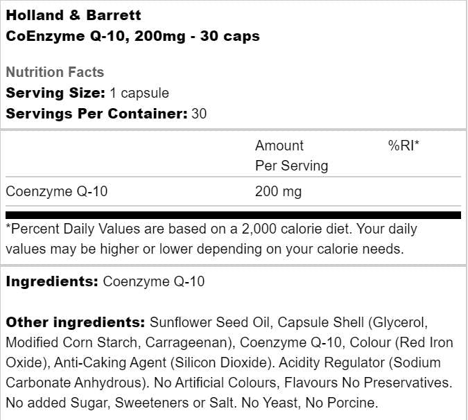 Koenzim Q-10 30 mg - 200 tabletta