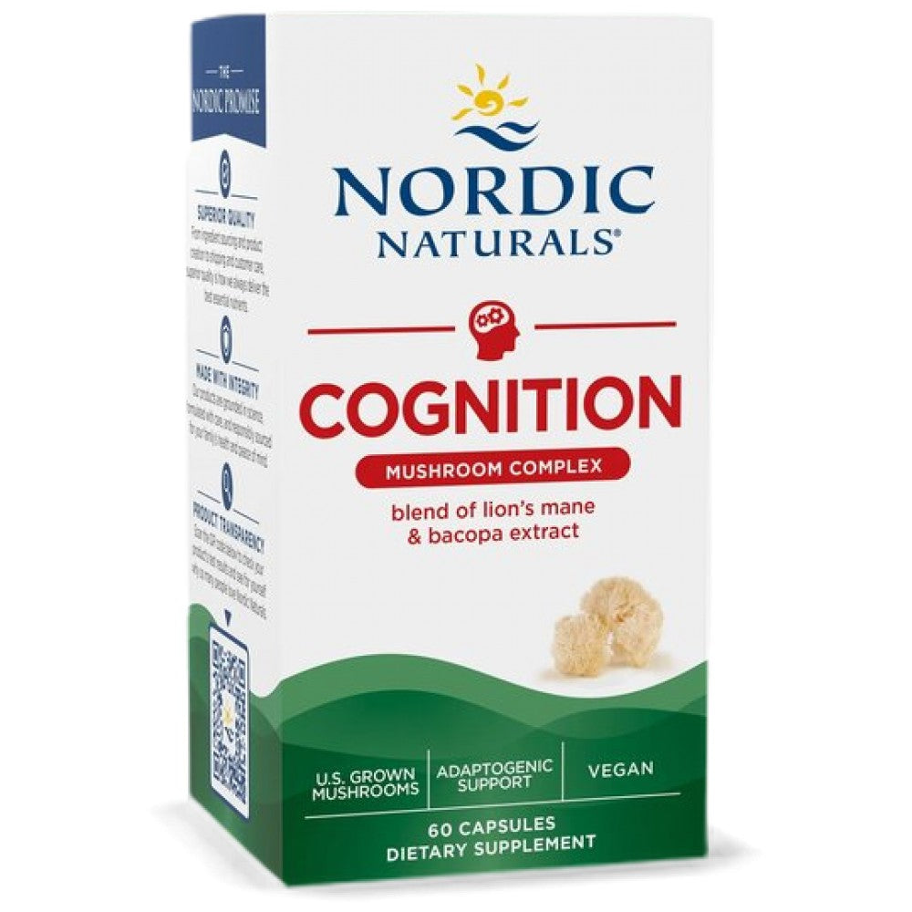 Kognitív Gomba Komplex | Oroszlánsörényt tartalmaz & Bacopa - 60 kapszula