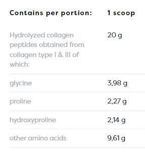 Kollagén hidrolizált peptidek | I. típus & III - 600 gramm