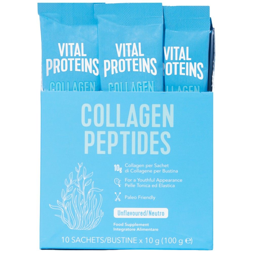 Eredeti kollagénpeptidek | Haj, bőr & Körömtámasz - 10 x 10 gramm
