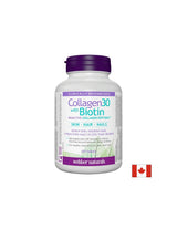 Collagen30® biotinnal/Kollagénnel (bioaktív kollagén peptidek) biotinnal, 120 tabletta <tc>Webber Naturals</tc>