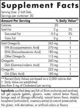Komplett Omega 565 mg - 60 Softgels