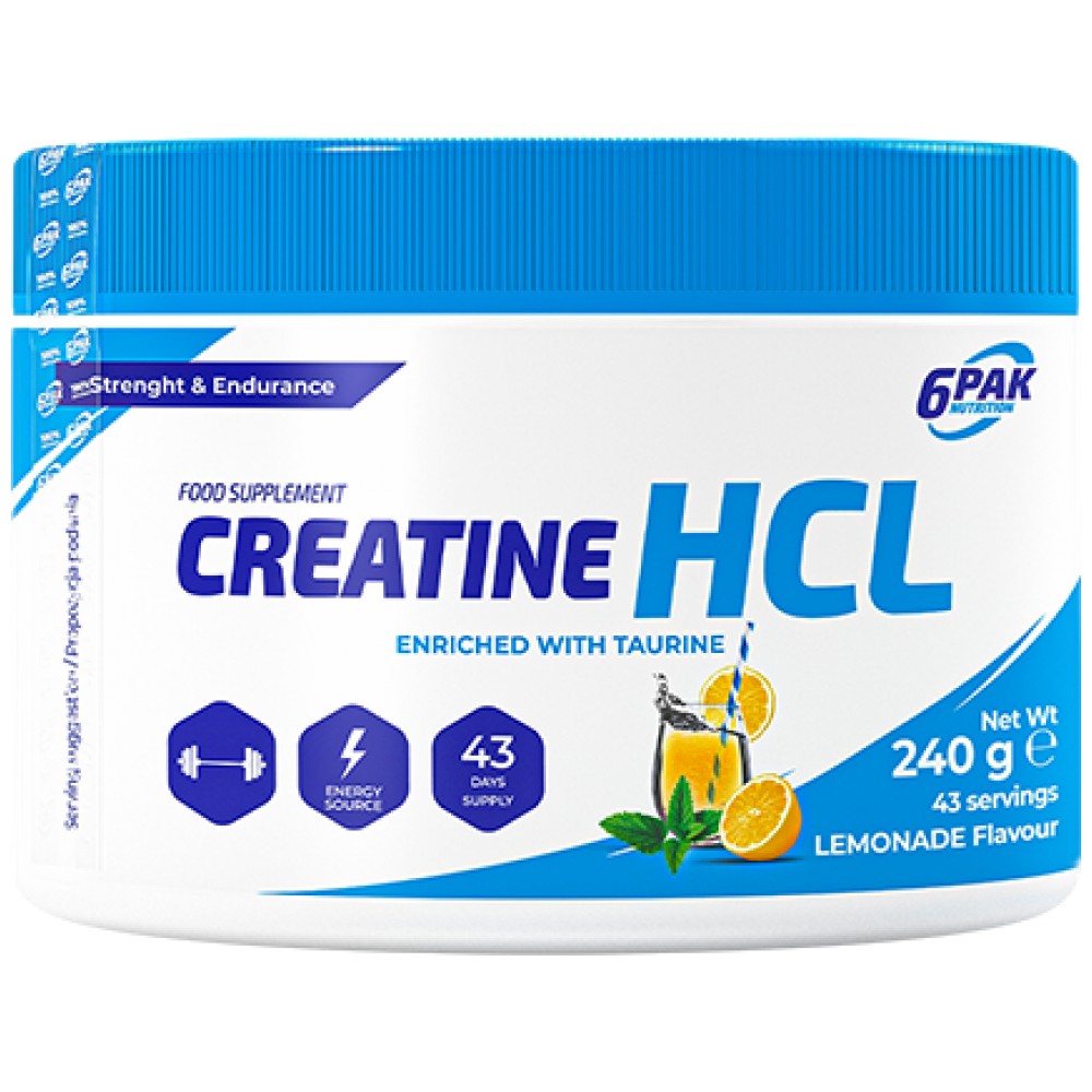 Kreatin HCL por - 240 gramm