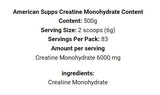 Kreatin-monohidrát - 500 gramm