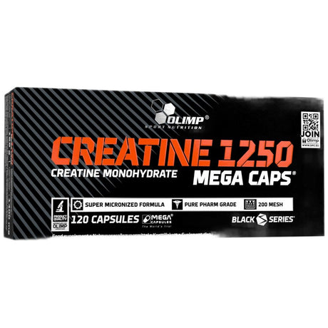 Creatine Mega Caps 1250 - 120 capsules - Nutra Best Europe