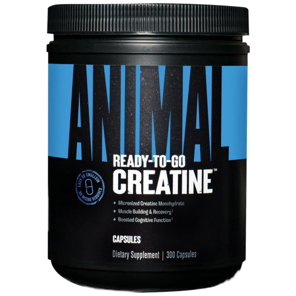 Animal Creatine Micronized Capsules - 300 capsules - Nutra Best Europe