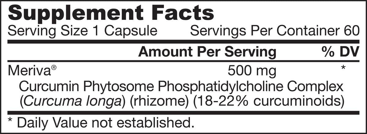 Curcumin Phytosome 500 mg | Meriva® - 120 kapszula