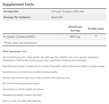 NAC Pure Powder | N-Acetyl Cysteine [113 grams, 188 servings] - Nutra Best Europe
