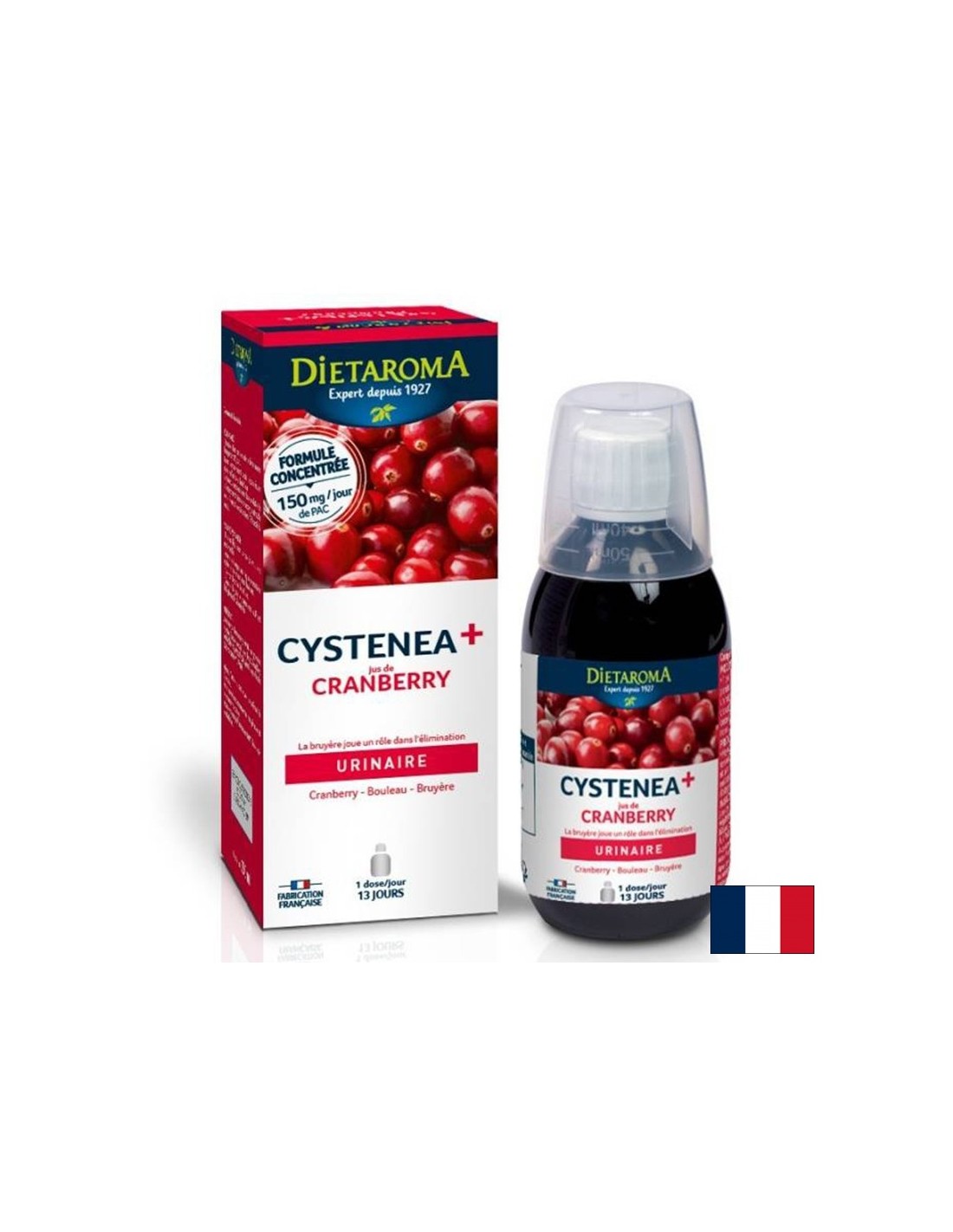 Húgyúti ápolás (áfonya, fehér nyír és hanga) Cysténéa +, 200 ml