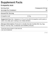 D-aszparaginsav/DAA por - 100 gramm