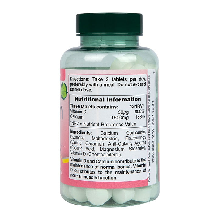 Rágható kalcium 1500 mg + D-vitamin - 90 rágótabletta
