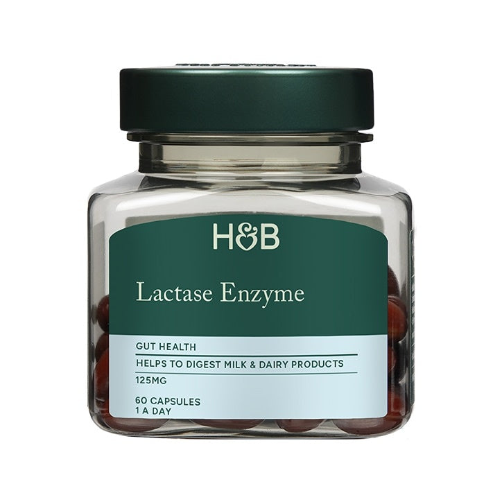 Laktáz enzimek (Super Lactase Enzyme) 125 mg 60 kapszula HOLLAND & BARRETT