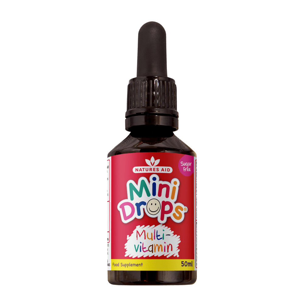 Multivitamin cseppek gyerekeknek (Mini Drops Multi-vitamin) 50ml NaturesAid