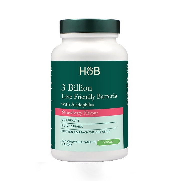 Probiotikum Acidophilusszal (rágható Acidophilus Eper 3 milliárd) 3 milliárd. 120 rágótabletta HOLLAND & BARRETT
