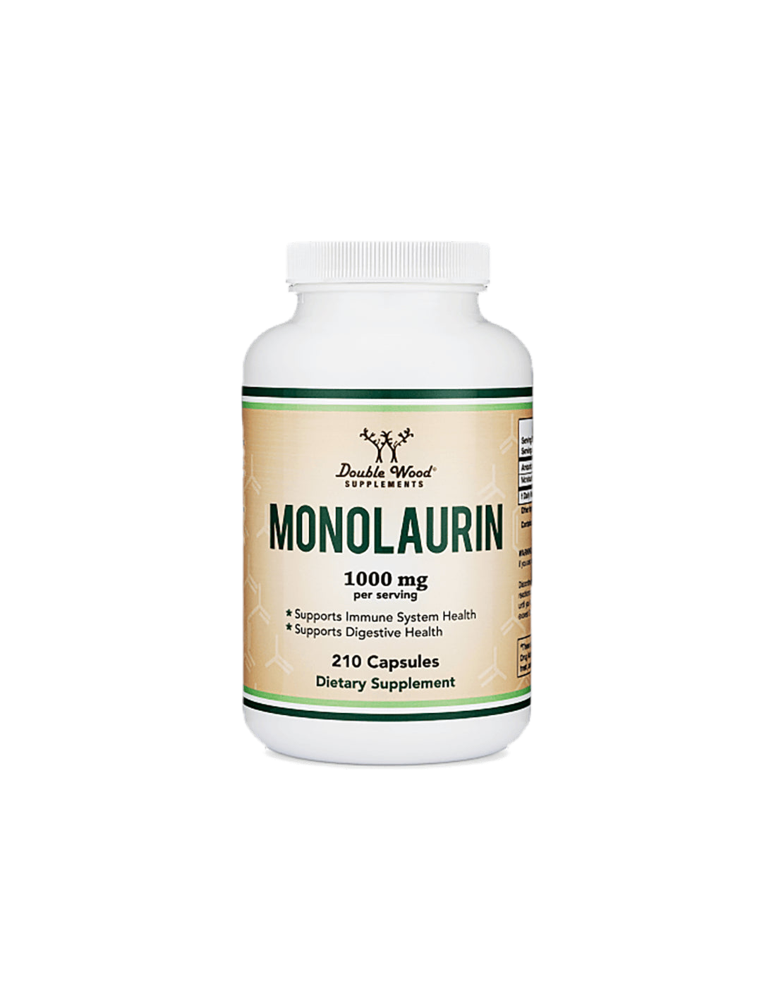 Monolaurin, 210 capsules Double Wood - Nutra Best Europe