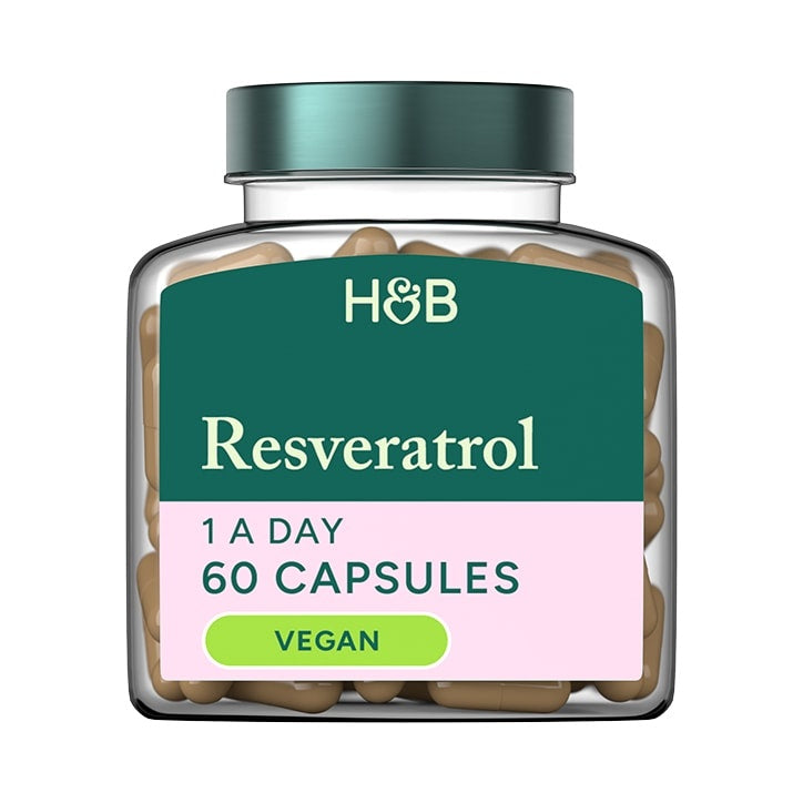 Resveratrol 250 mg vörösbor kivonattal 10 mg 60 kapszula HOLLAND & BARRETT