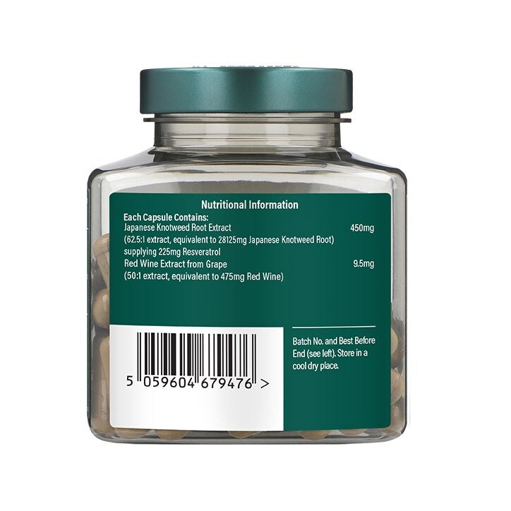 Resveratrol 250 mg vörösbor kivonattal 10 mg 60 kapszula HOLLAND & BARRETT