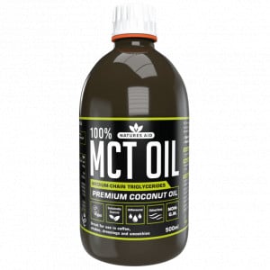 Közepes szénláncú trigliceridek kókuszolajból (100% MCT olaj) 500ml NaturesAid