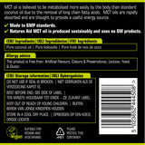 Közepes szénláncú trigliceridek kókuszolajból (100% MCT olaj) 500ml NaturesAid