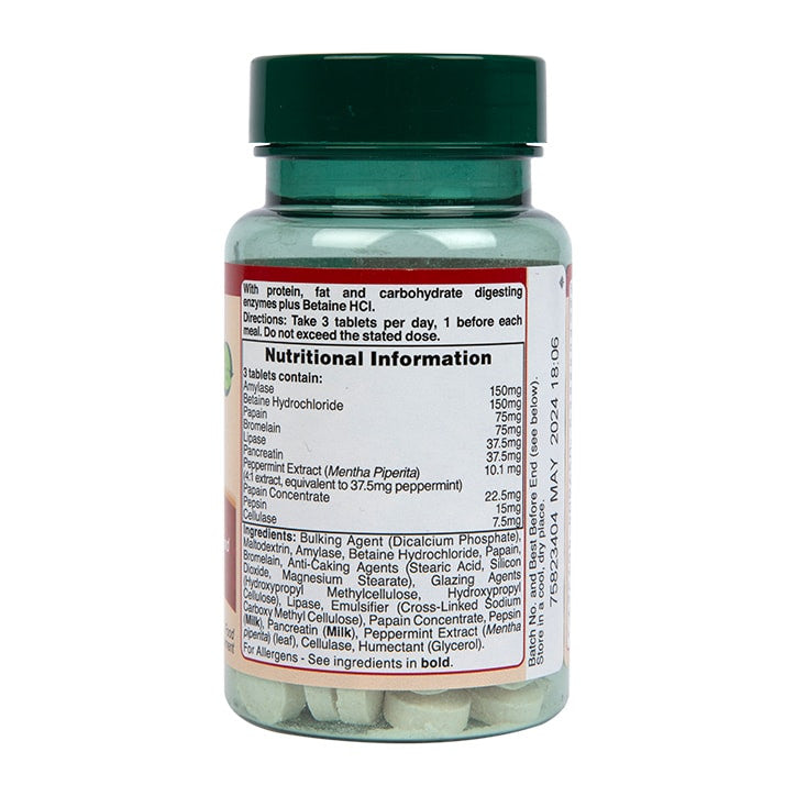 Széles spektrumú emésztőenzimek (Multi Digestive Enzyme Formula) 90 tabletta HOLLAND & BARRETT