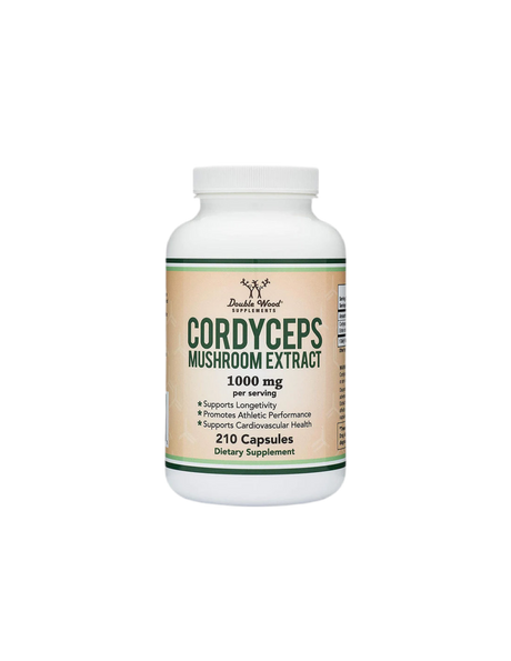 Energy and immunity - Cordyceps, 210 capsules Double Wood - Nutra Best Europe