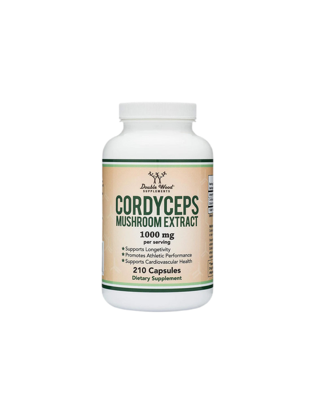 Energy and immunity - Cordyceps, 210 capsules Double Wood - Nutra Best Europe