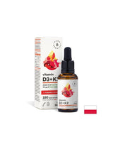 Csontok és ízületek - D3-vitamin 800 NE + K2 36 µg + kurkuma, 30 ml csepp