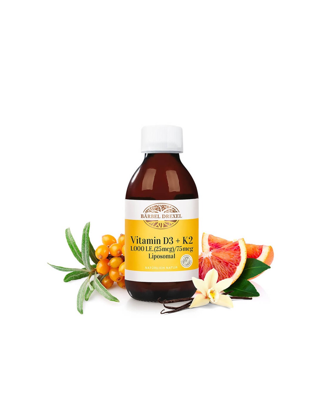 Magas felszívódású D3 + K2 vitaminok - A csontok és a szív egészségéért, 150 ml <tc>Bärbel Drexel</tc>