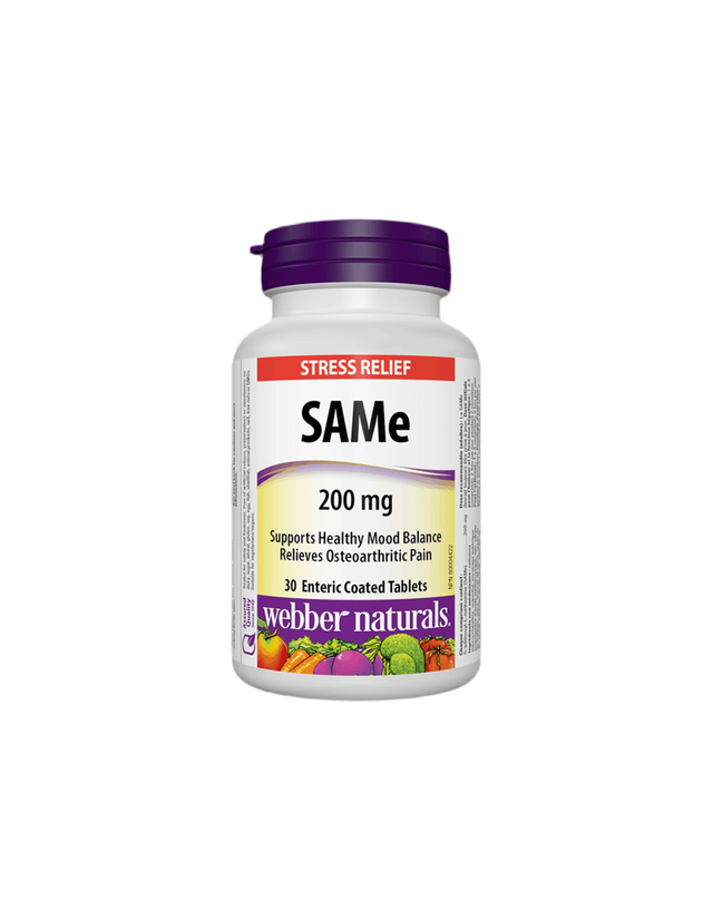 SAMe (S-Adenosyl-L-Methionine)/ SAMe 200 mg x 30 gastro-resistant tablets - Nutra Best Europe