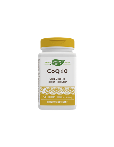 Coenzyme Q10 (Ubiquinone) for a healthy heart, 100 mg, 60 softgel capsules - Nutra Best Europe