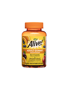 Alive! Adult Gummy Multivitamin/ Alive! Multivitamins, 50 Nature's Way Jelly Tablets - Nutra Best Europe