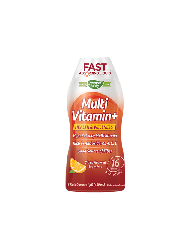 Liquid multivitamin - Energy and strong immunity, 480 ml - Nutra Best Europe