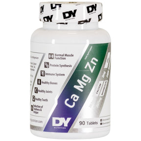 Ca Mg Zn | Calcium + Magnesium + Zinc Formula - 90 Tablets - Nutra Best Europe