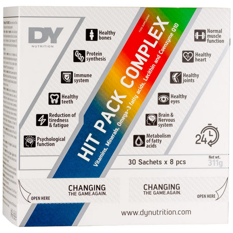HIT Pack Complex | High-Intensity Training MultiVitamin Pack - 30 Packs - Nutra Best Europe