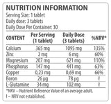 Ca Mg Zn | Calcium + Magnesium + Zinc Formula - 90 Tablets - Nutra Best Europe