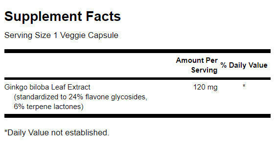 Késleltetett felszabadulású standardizált ginkgo 120 mg - 100 kapszula