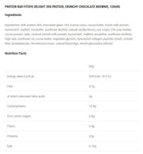Delight+ Crunchy Protein Bar Chocolate Brownie - 60 gramm