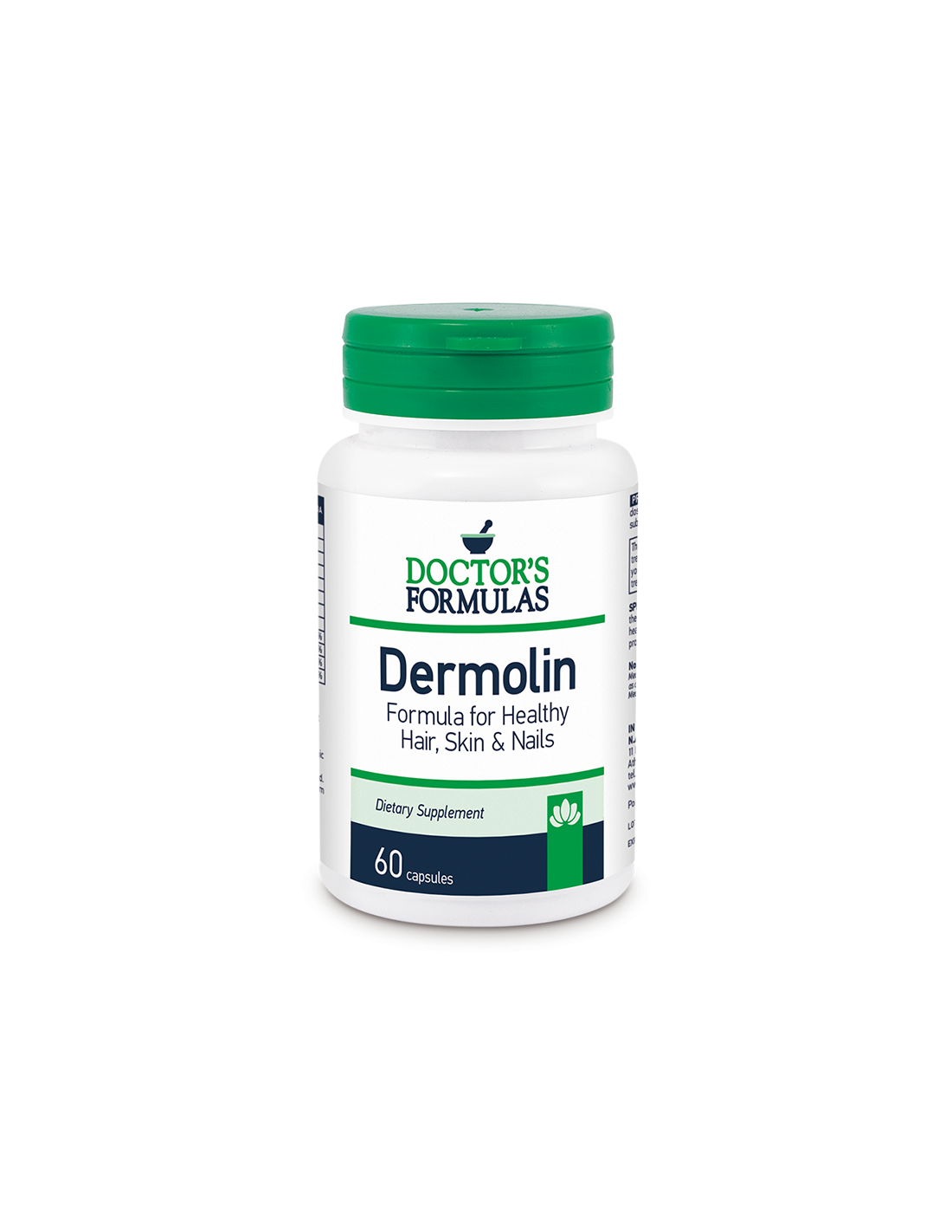 Képlet hajra, bőrre és körmökre - Dermolin, 60 kapszula Doctor's Formulas