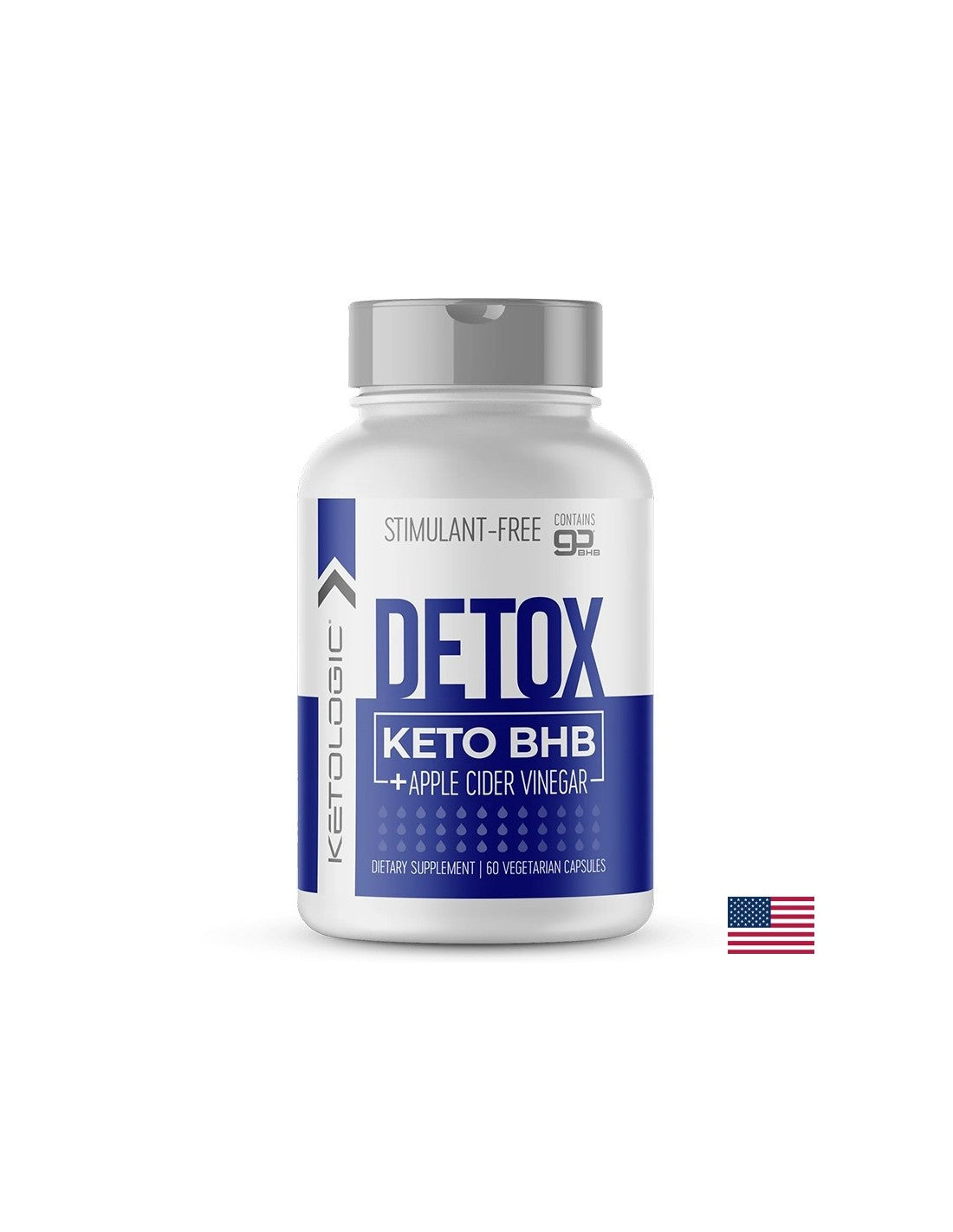 Súlycsökkentés - Detox Keto BHB + Almaecet, 60 kapszula