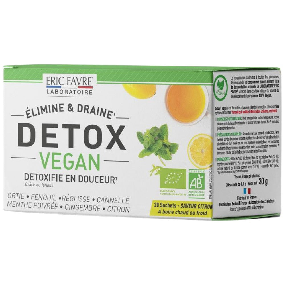 Detox Vegán | Gyógynövényes méregtelenítő tea - 20 tasak