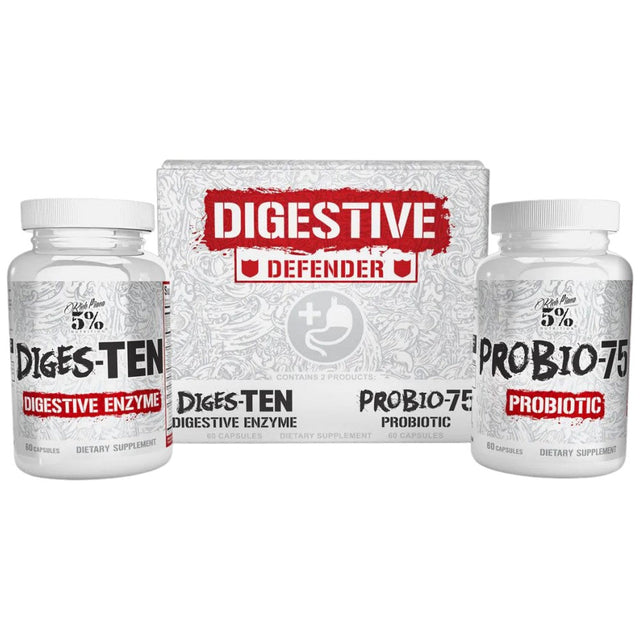 Digestive Defender | Digestive Enzymes + Probiotics - 2 x 60 capsules - Nutra Best Europe