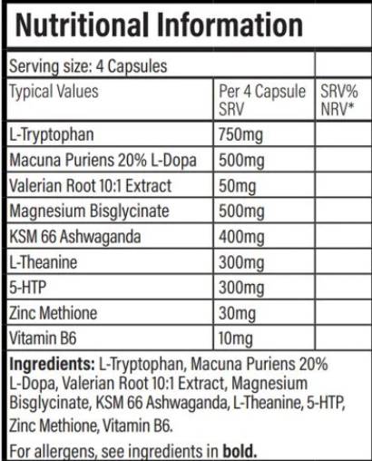 Álom alvás | Ashwagandha és Mucuna Pruriens 120 kapszulával