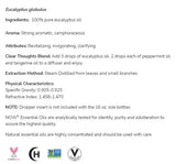 Eucalyptus Oil | 100% Pure Eucalyptus Globulus - 118 ml - Nutra Best Europe