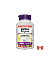 Emésztőenzimek x 90 tabletta <tc>Webber Naturals</tc>