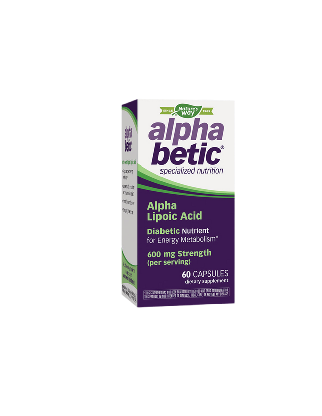 AlphaBetic® Alpha Lipoic Acid 200 mg x 60 capsules Nature's Way - Nutra Best Europe