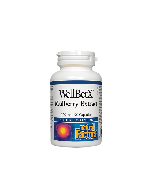 WellBetX Mulberry Extract 100 mg - 90 capsules - Nutra Best Europe