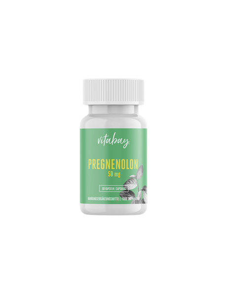 Pregnenolon, 50 capsules - Nutra Best Europe