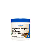 For fatigue and stress - Cordyceps Organic, 100 g, Nutricost powder - Nutra Best Europe