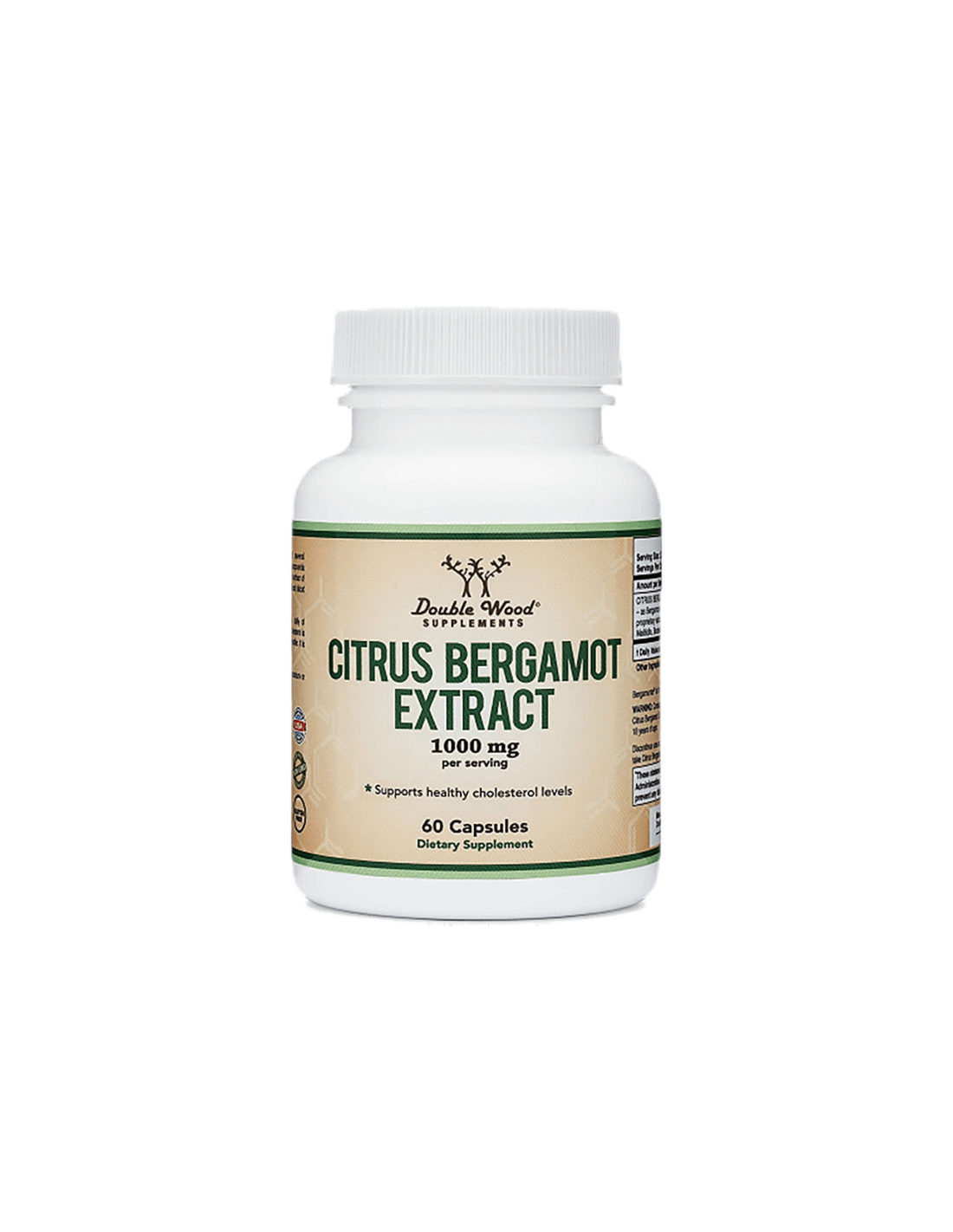 Citrus bergamot extract, 60 Double Wood capsules - Nutra Best Europe