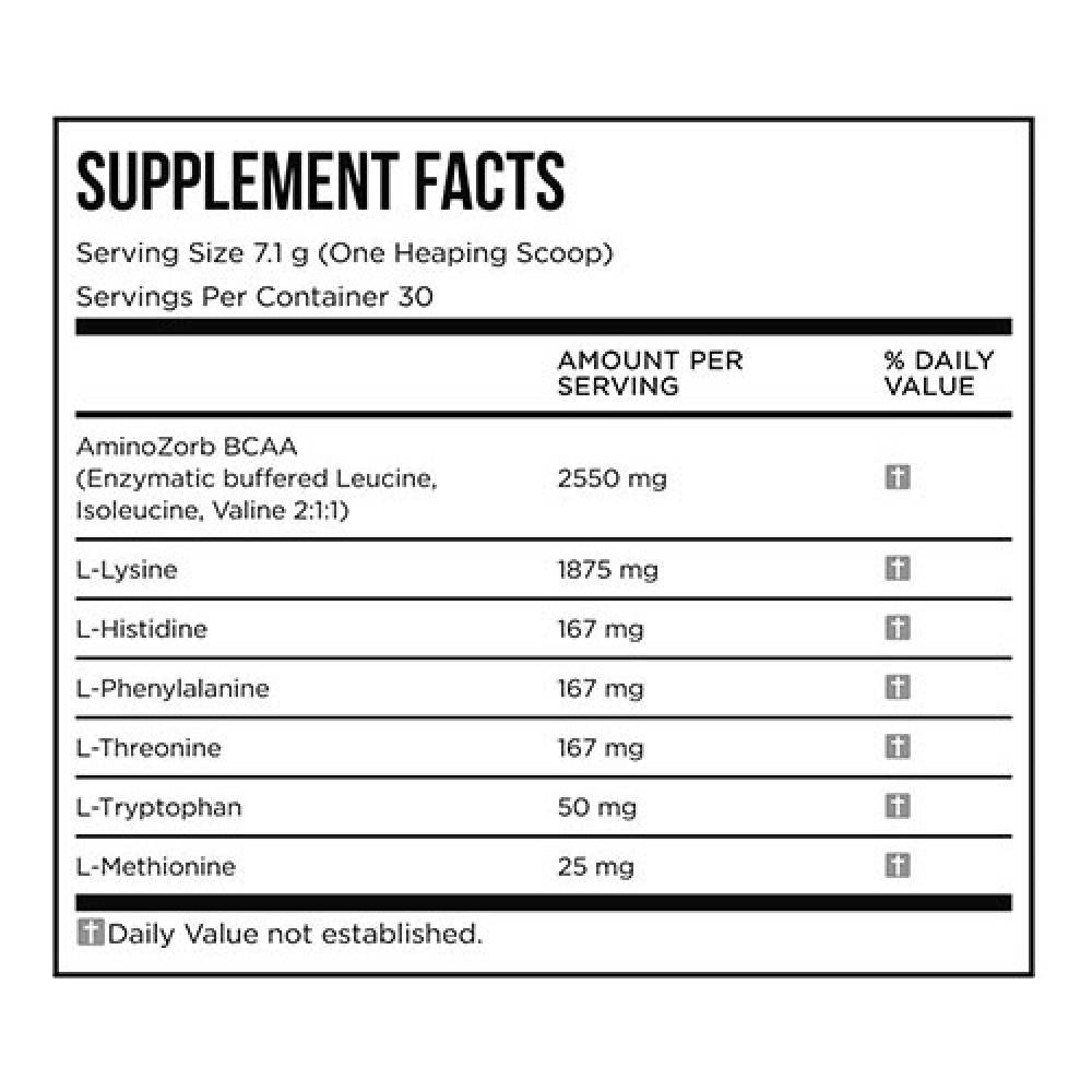 AminoZorb® EAA | Training Ground Essential Amino Acids - 213 grams - Nutra Best Europe